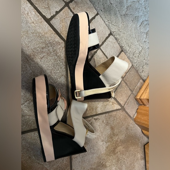 Geox leather wedge sandals - Picture 3 of 3